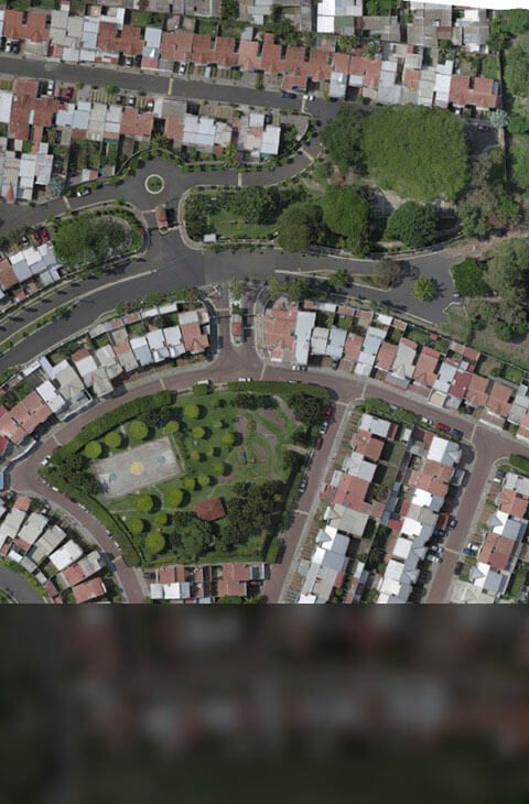 mapa recreado de alta definicion con imagenes por drone